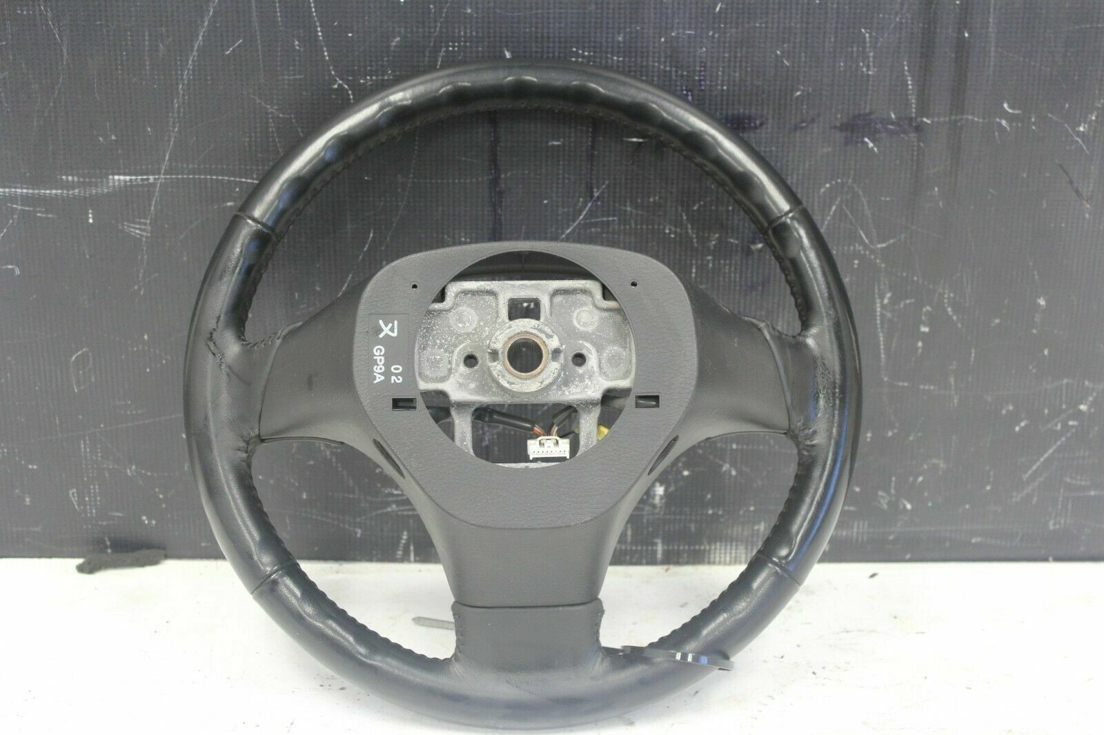 2006-2007 MAZDASPEED6 MAZDASPEED 6 MS6 OEM BLACK LEATHER STEERING WHEEL