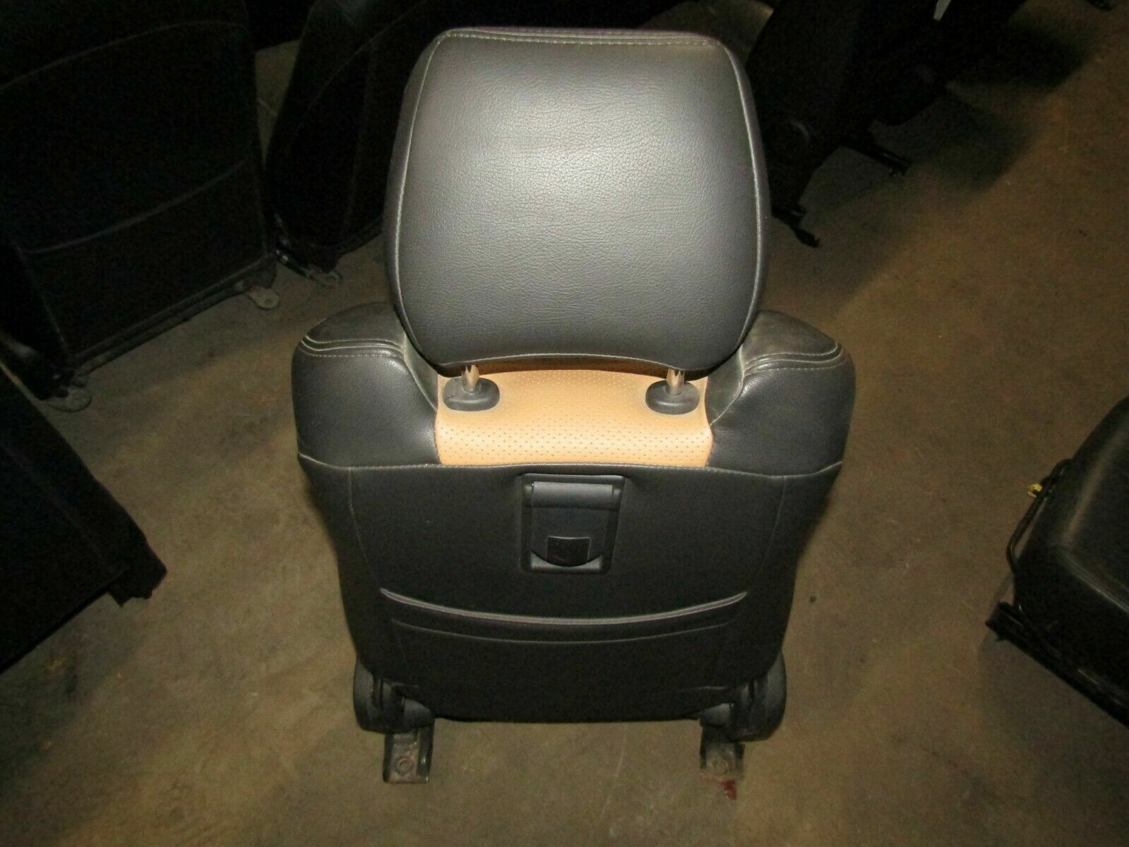2003-2008 Nissan 350Z Passenger Side Black and Tan Leather seat