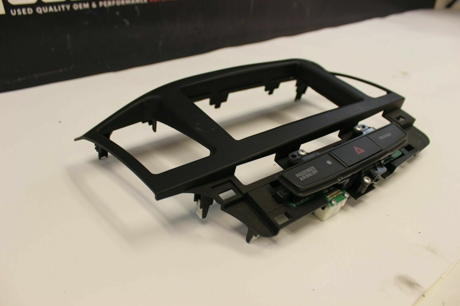 2008-2015 Mitsubishi Lancer EVO X center Dash Air Vent Navigation Radio Bezel