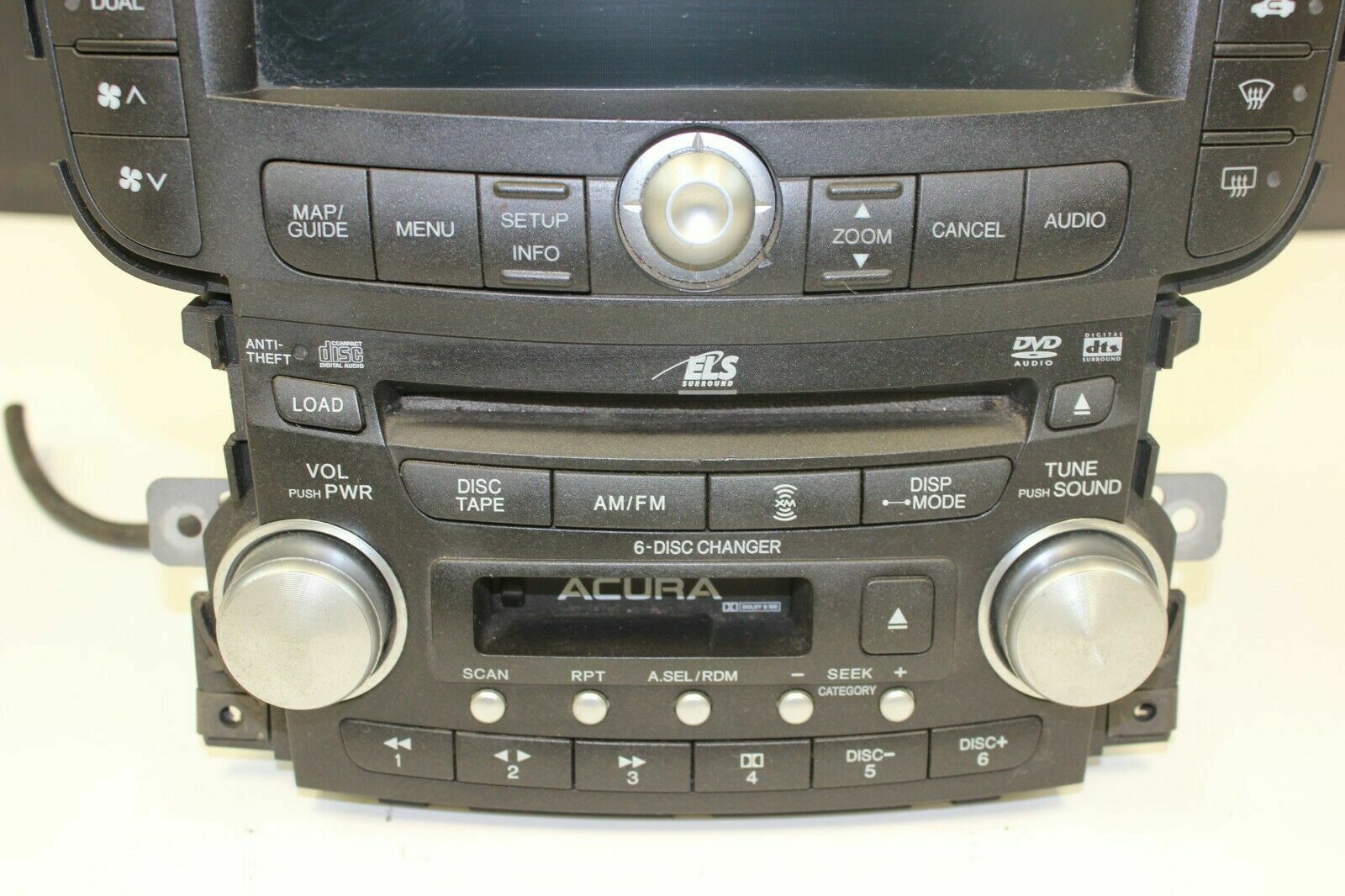 2004 ACURA TL  AM-FM Radio CD Navigation GPS Info Display OEM