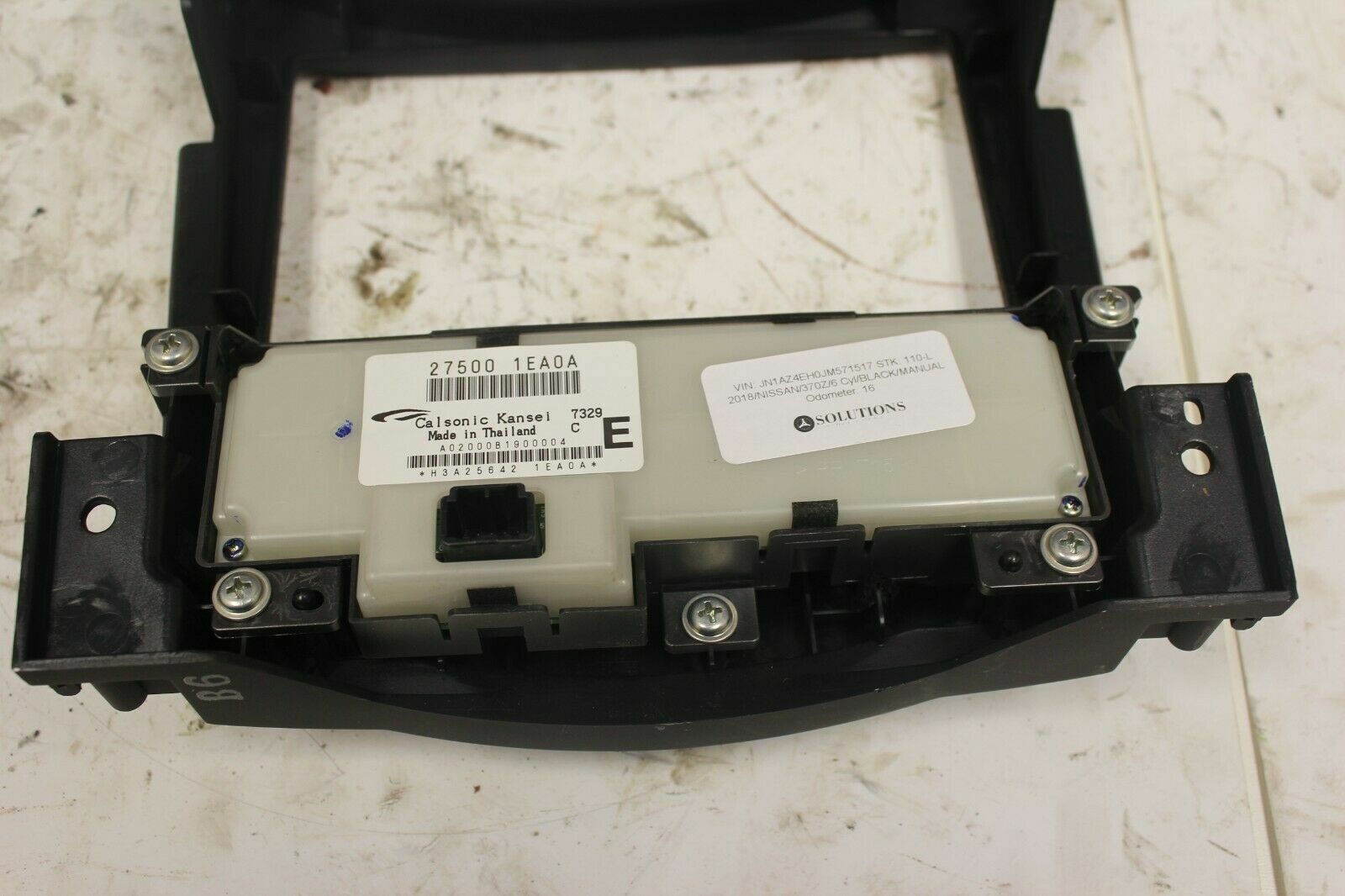 2018 NISSAN 370Z COUPE DASH AC HEATER CLIMATE CONTROL SWITCH TRIM OEM