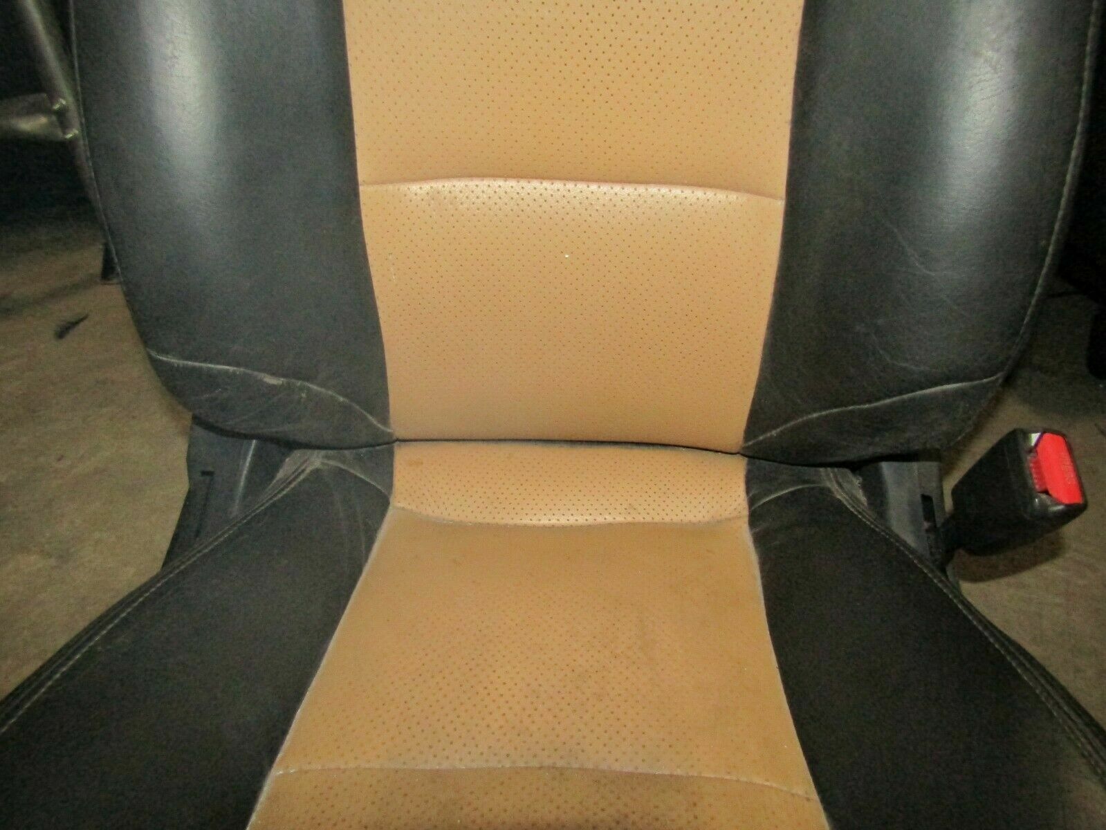 2003-2008 Nissan 350Z Passenger Side Black and Tan Leather seat
