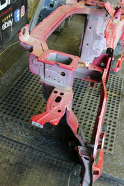 08-15 MITSUBISHI RALLIART OEM EVO X FRONT RADIATOR CORE SUPPORT FRAME RAIL CUT