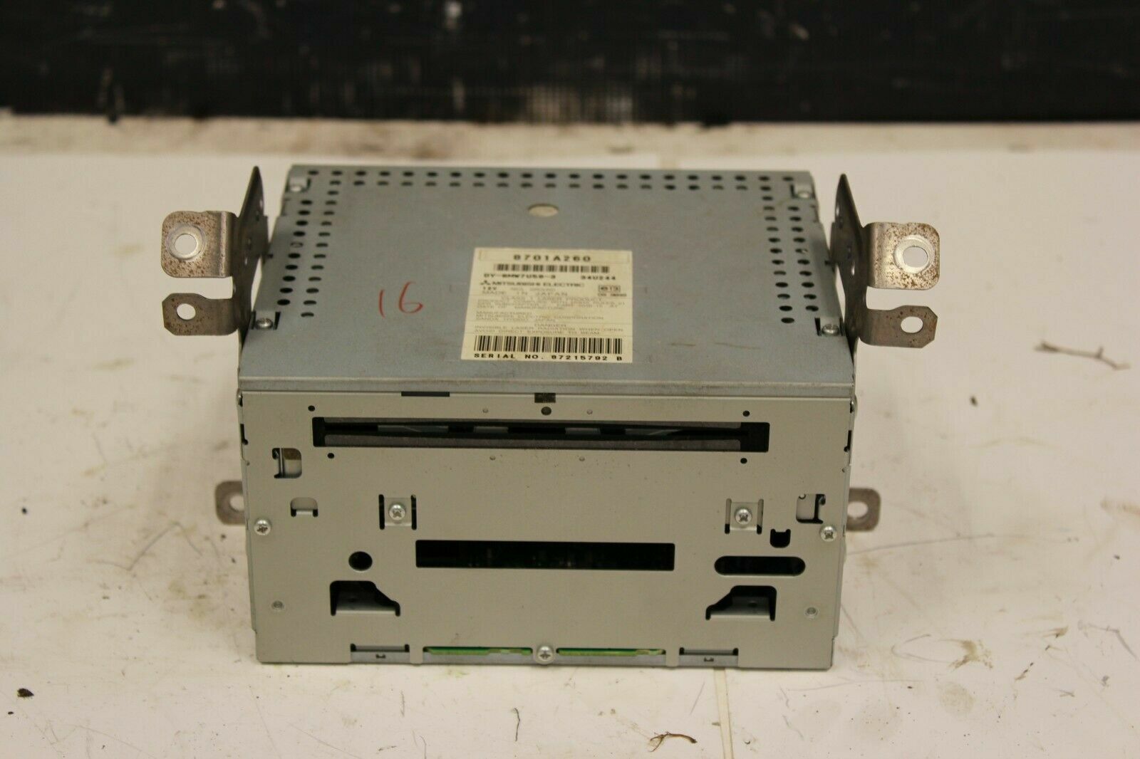 2010 MITSUBISHI LANCER RALLIART RADIO MP3 CD PLAYER 8701A260  OEM