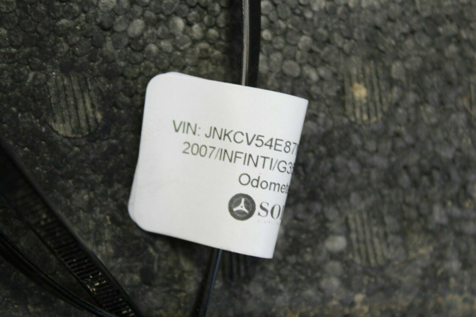 2003-2007 INFINITI G35 COUPE OEM FRONT BUMPER REINFORCEMENT IMPACT BAR FOAM
