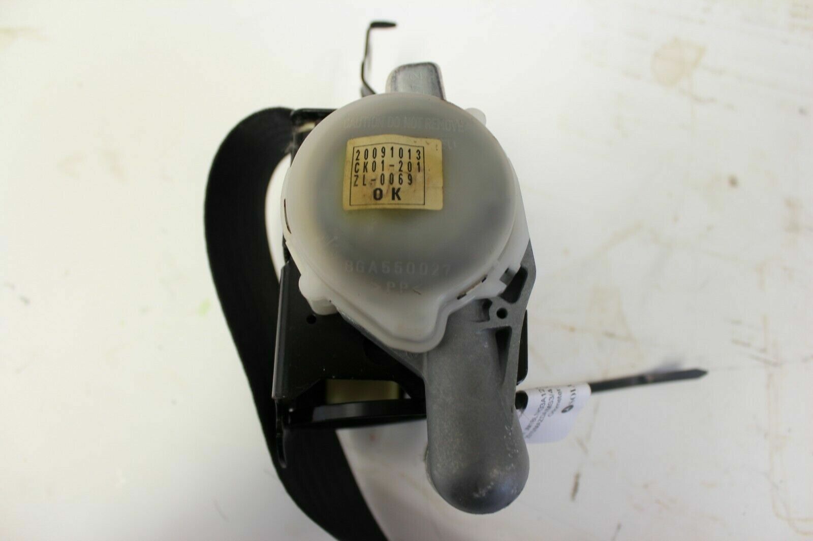 2010-2013 Mazdaspeed3 RIGHT Passenger Seat Belt Retractor (Black) OEM Used
