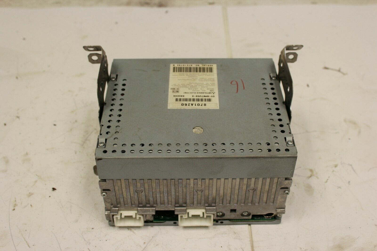 2010 MITSUBISHI LANCER RALLIART RADIO MP3 CD PLAYER 8701A260  OEM