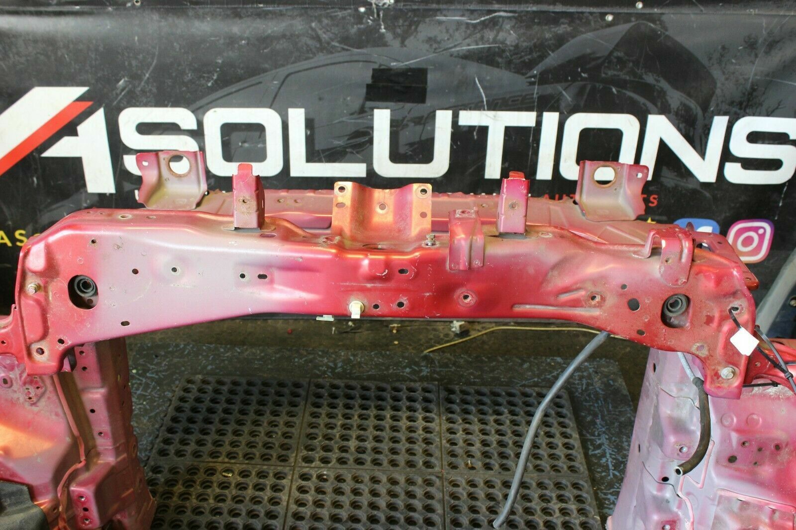 08-15 MITSUBISHI RALLIART OEM EVO X FRONT RADIATOR CORE SUPPORT FRAME RAIL CUT