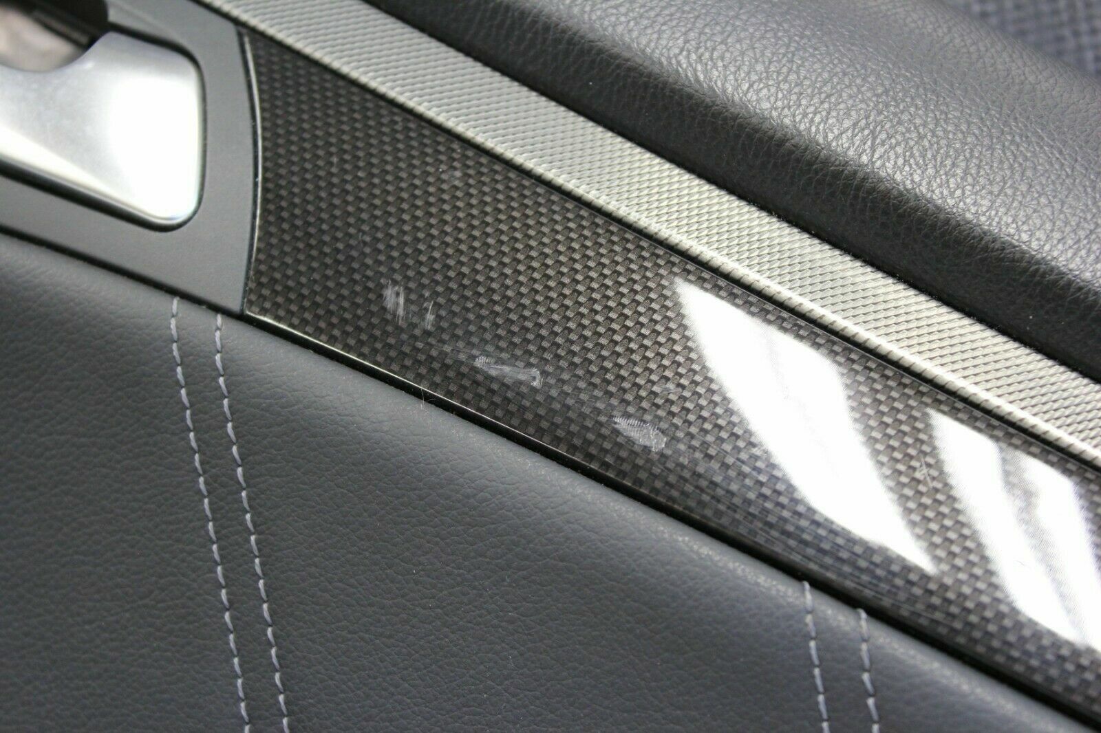 Acura TL Type-S 07-08 Rear Right Door Panel Trim Black