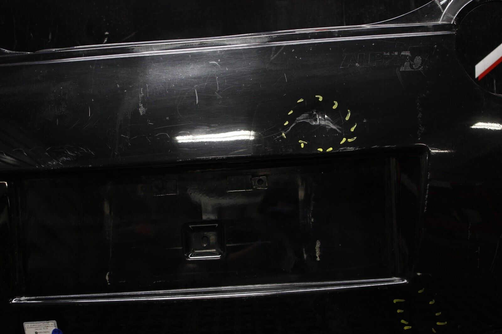 2009-2015 NISSAN GTR GT-R R35 REAR BUMPER COVER OEM  *DAMAGE*