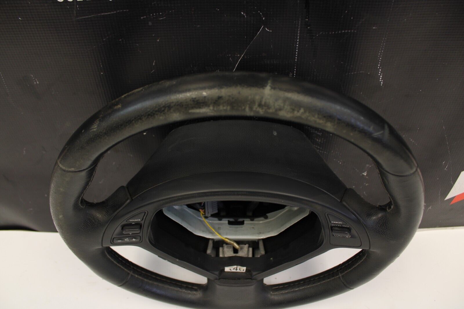 2012 Infiniti G37 Steering Wheel with Cruise Radio Controls OEM