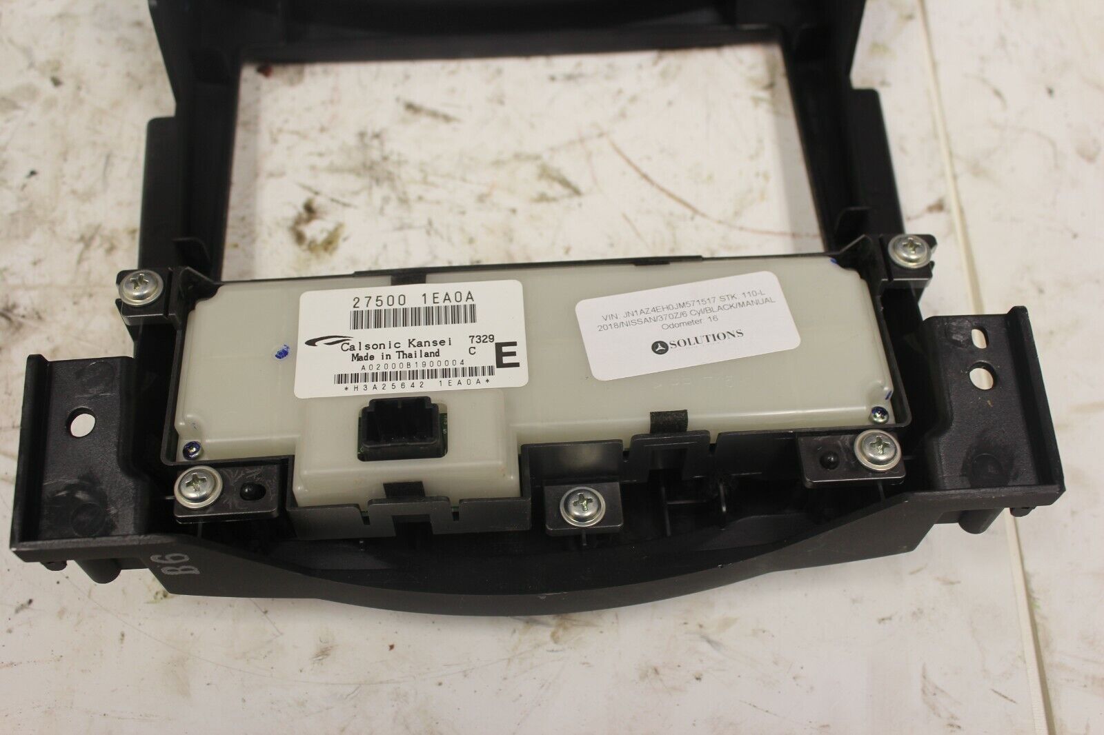 2018 NISSAN 370Z COUPE DASH AC HEATER CLIMATE CONTROL SWITCH TRIM OEM