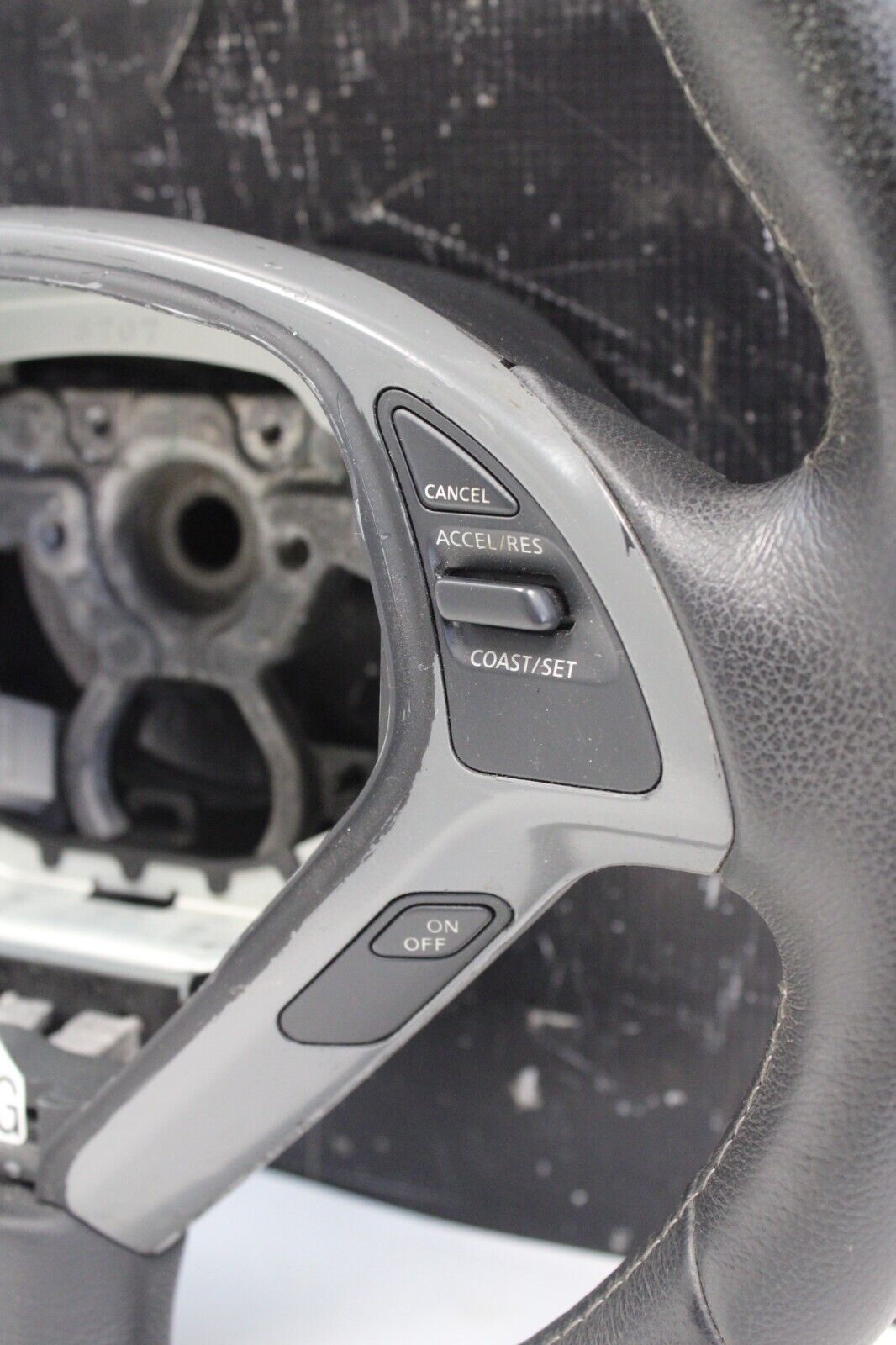 2009 Infiniti G37 Steering Wheel with Cruise Radio Controls OEM