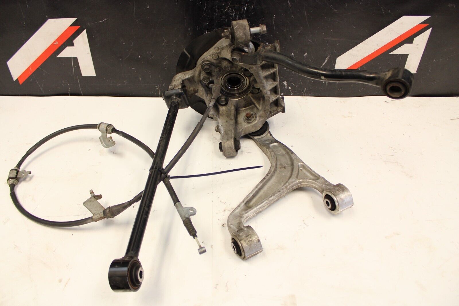 2009 Nissan GT-R R35 Rear RH Right Passenger Knuckle Spindle Arm Knee 17K Miles