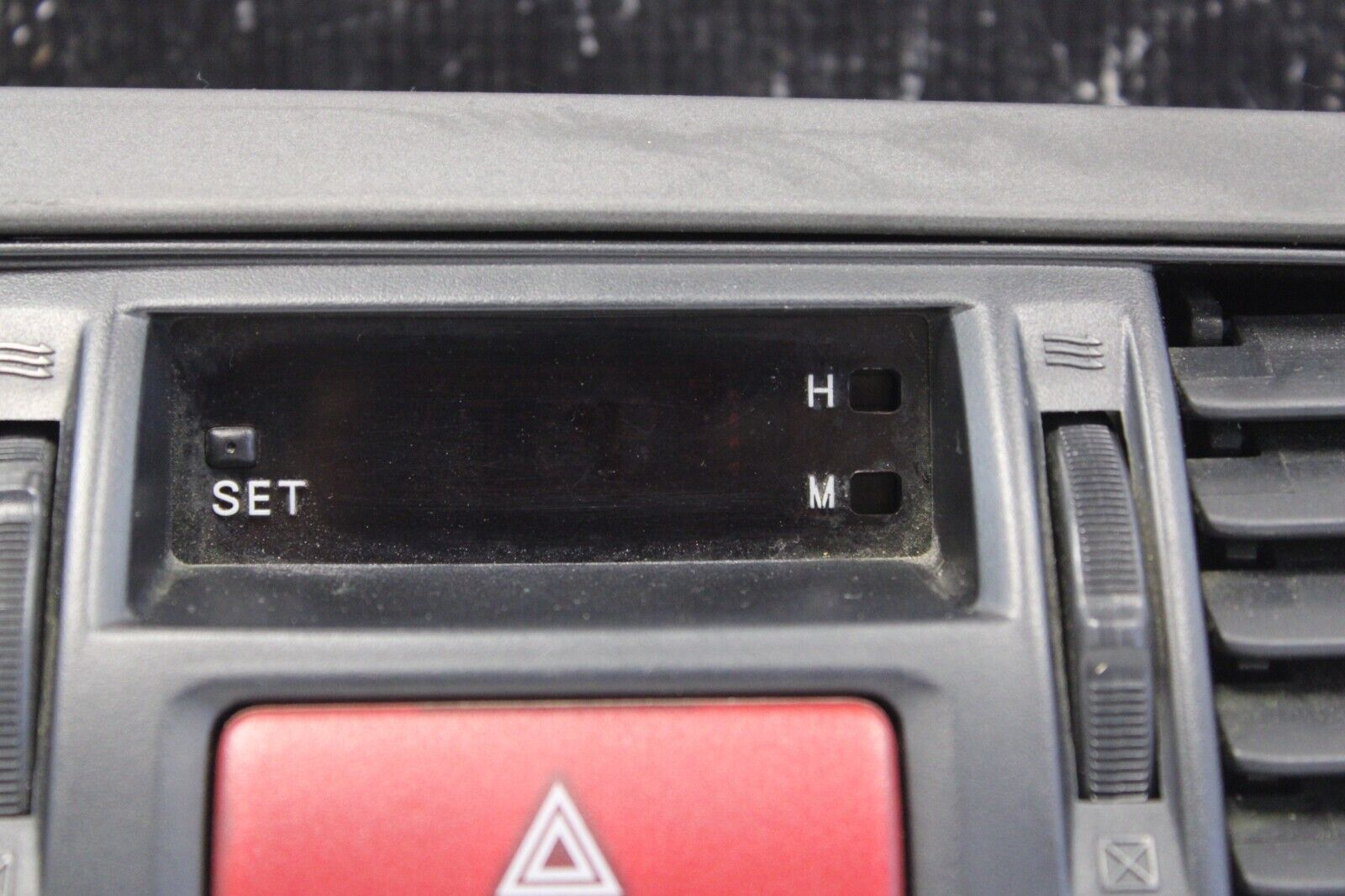 2003-2006 Mitsubishi EVO 9 Dashboard Trim Vent Dash Board Clock Hazard OEM
