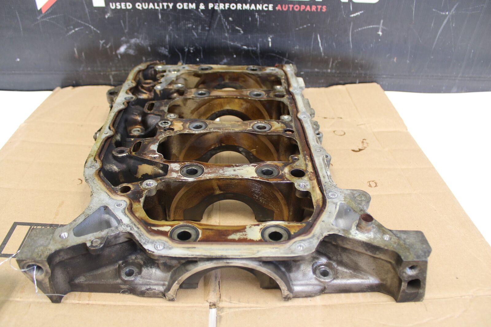 04 Acura RSX Type-S Engine Lower Block Girdle Main Bearing Crankshaft K20Aa