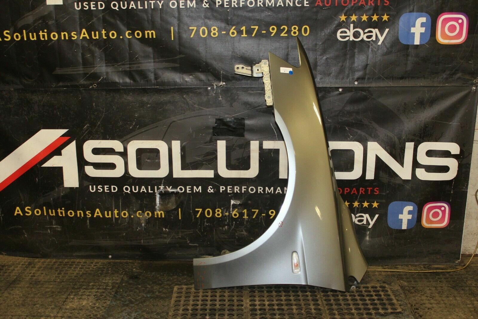 09-15 Mitsubishi Lancer Ralliart Driver Side Fender OEM GRAY