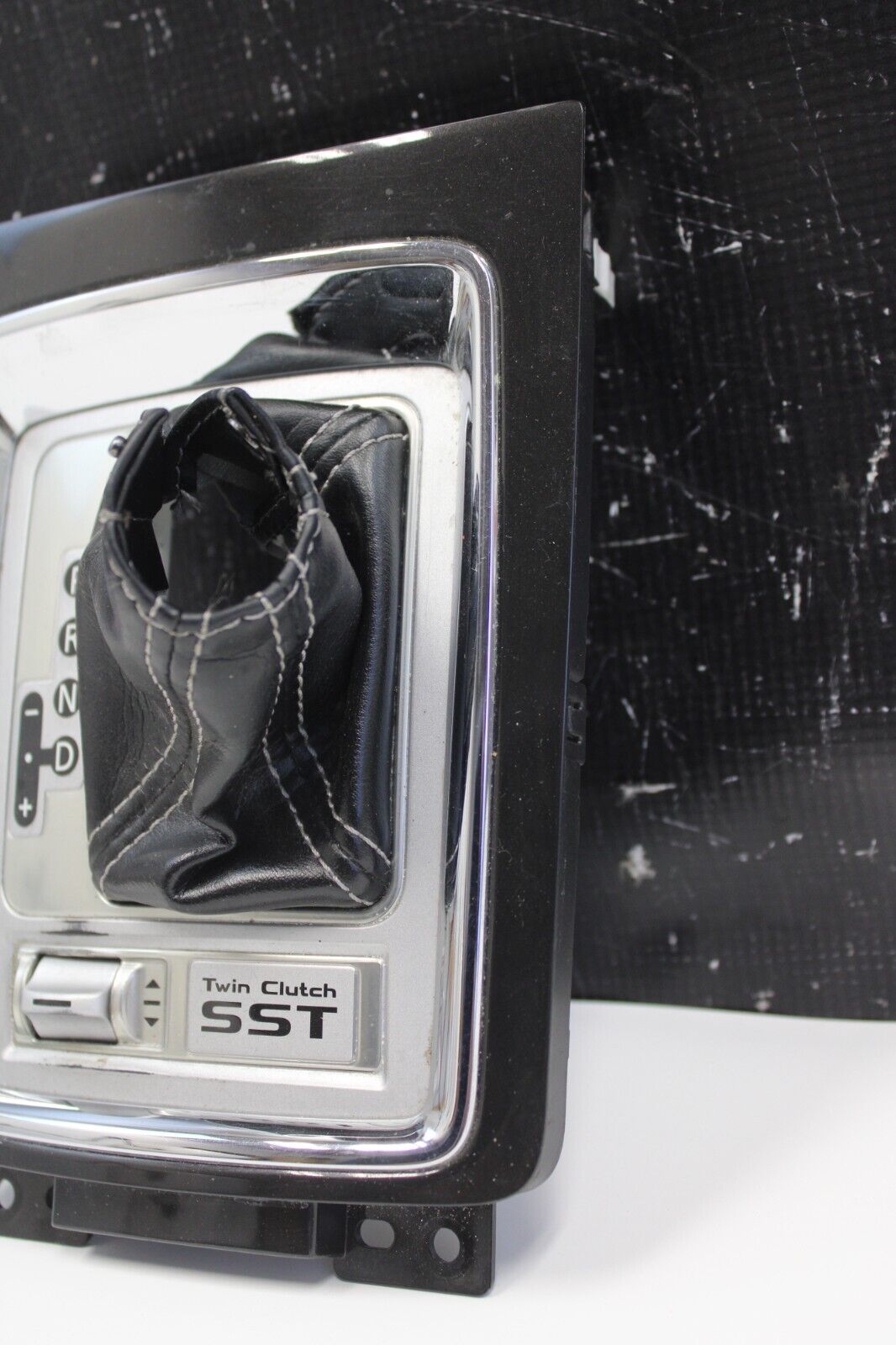 08-15 Mitsubishi Lancer Evolution Evo X 10 SST Gear Shift Boot Bezel Trim OEM