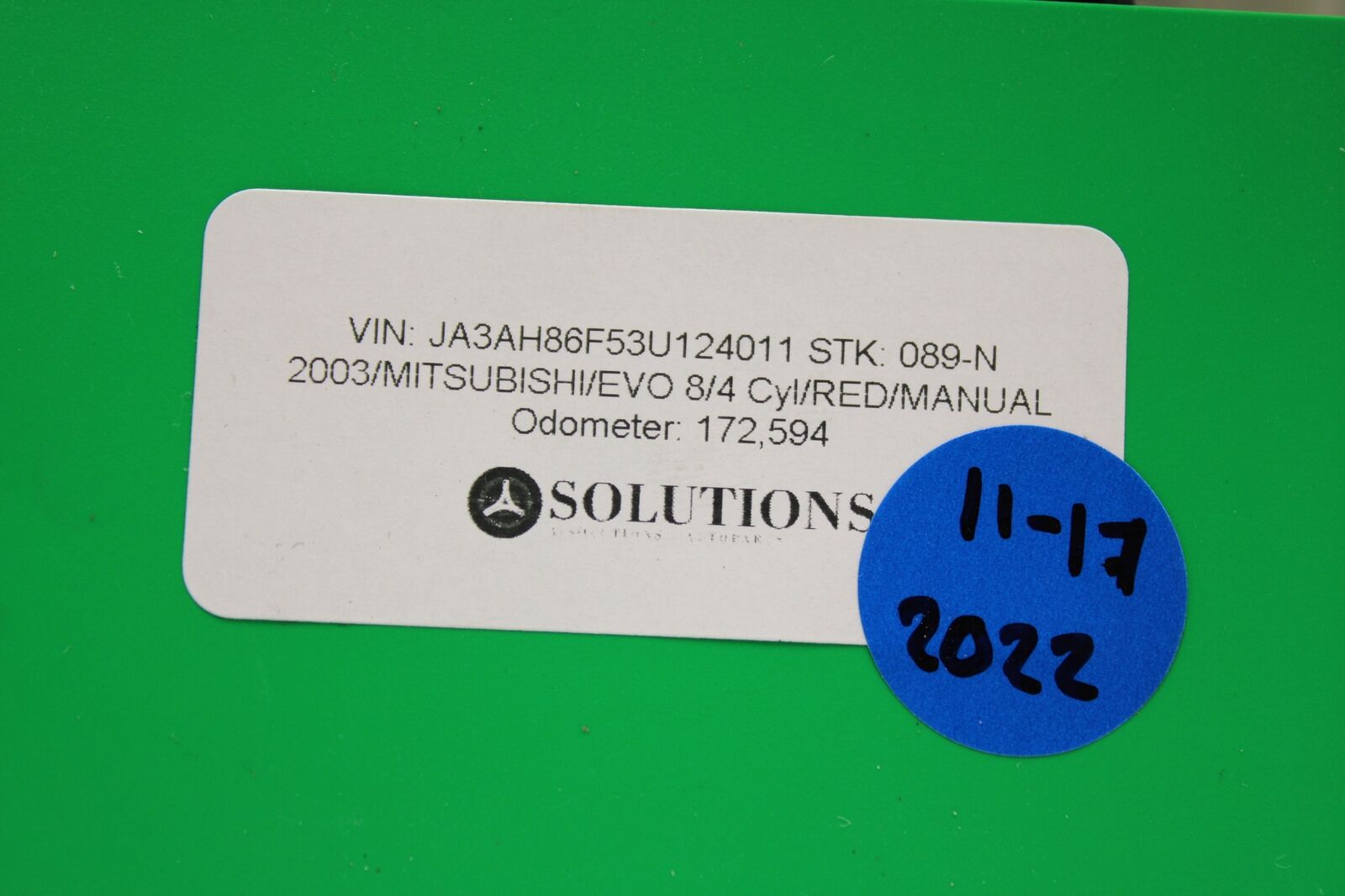 2003-2006 Mitsubishi Evolution Evo 8 VIII 9 IX Clock Spring and Stalks OEM