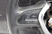 2017-2020 INFINITI Q60 OEM STEERING WHEEL BLACK LEATHER AUDIO SWITCHES