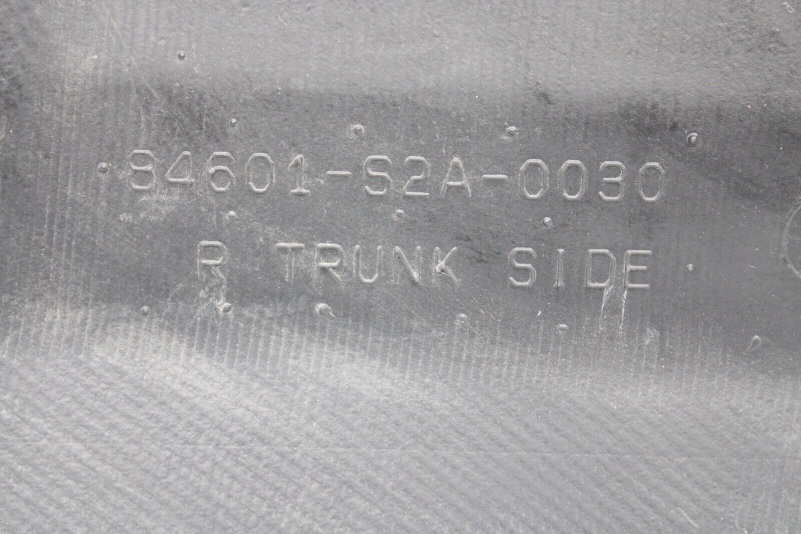 2000-2009 Honda S2000 Trunk Carpet Liner Right Passenger RH OEM 00-09