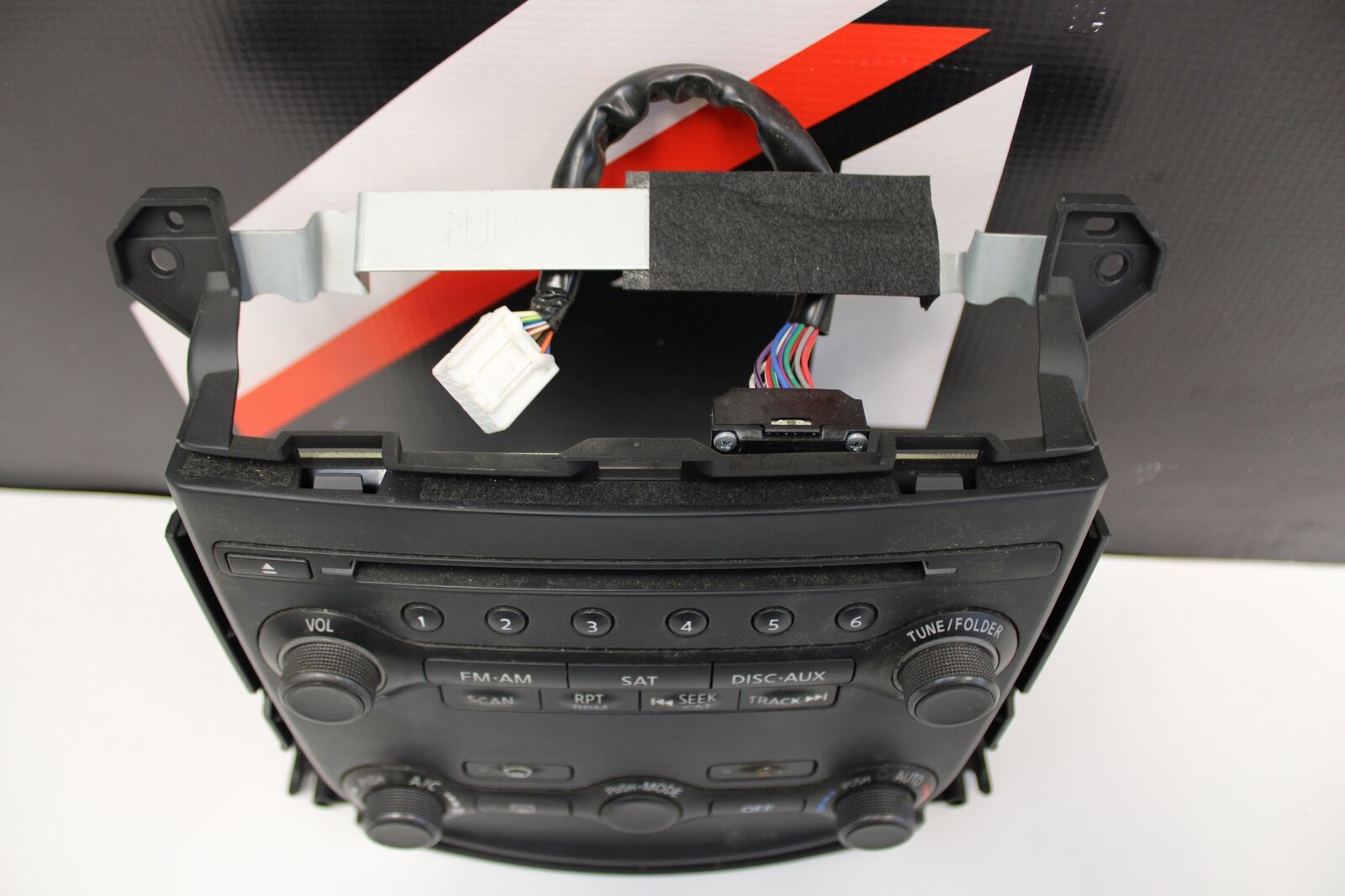2015 370Z XM Radio AUX MP3 6 Disc CD Changer Player Trim Panel OEM
