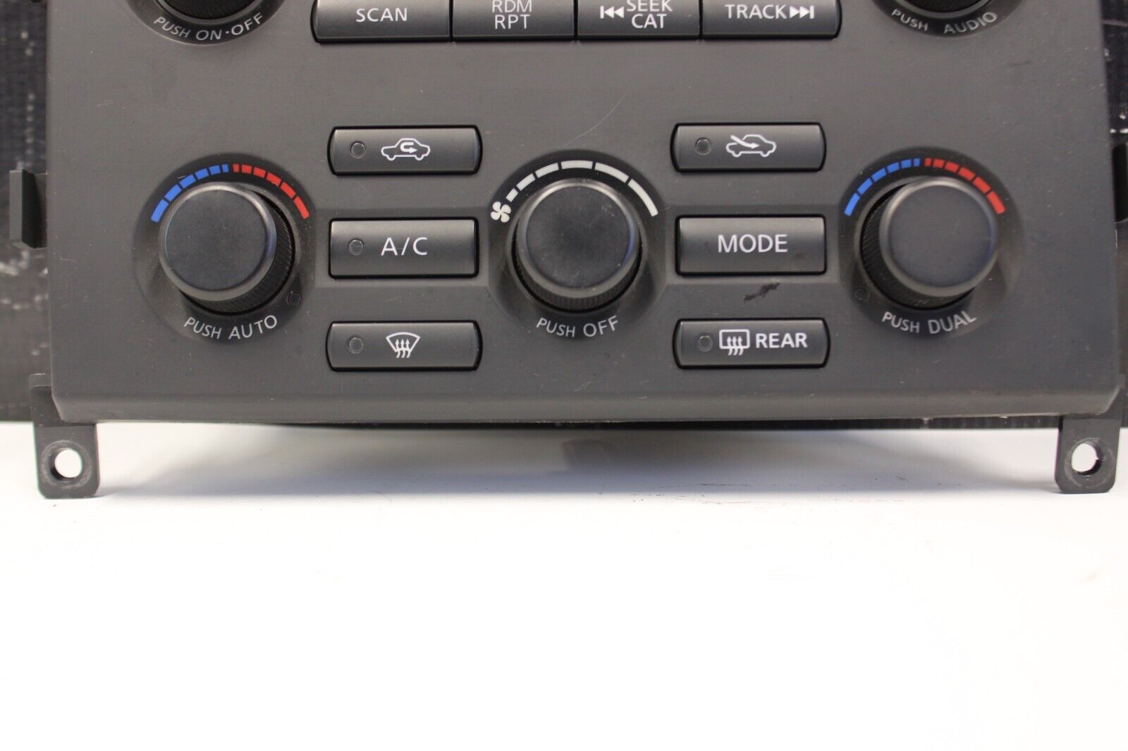 2010 NISSAN GT-R R35 PREMIUM VR38 3.8L OEM RADIO A/C HEATER CONTROL SWITCH