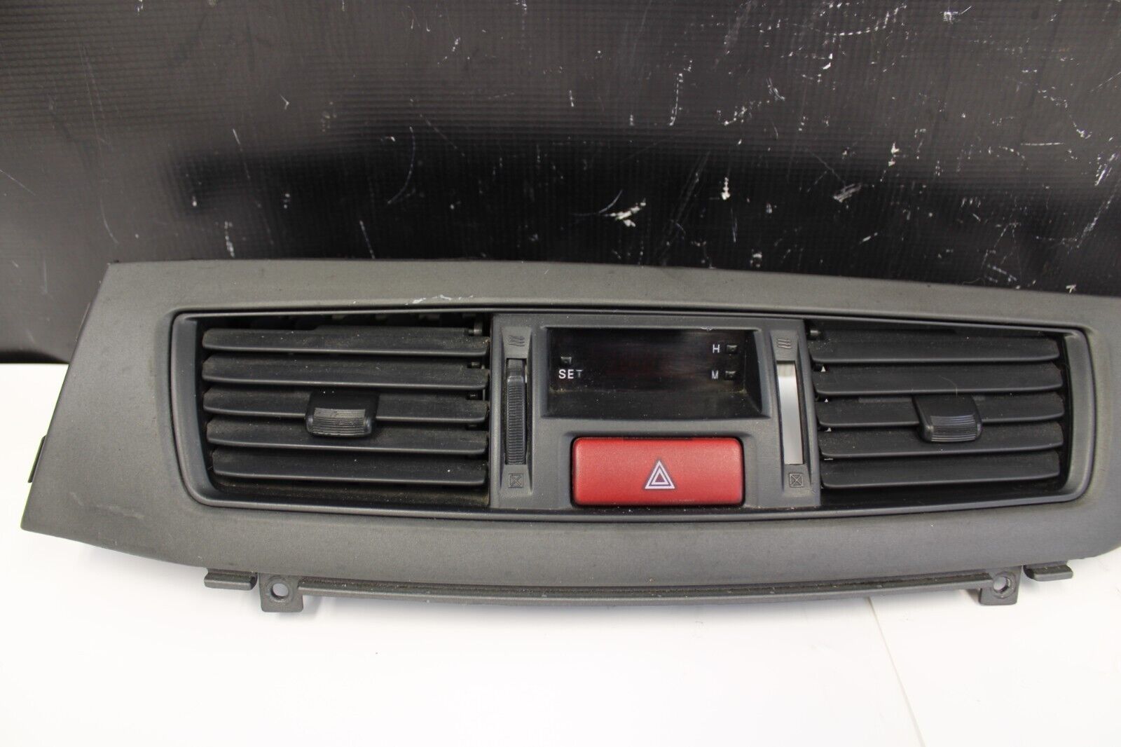 2003-2005 Mitsubishi EVO 8 Dashboard Trim Vent Dash Board Clock Hazard OEM
