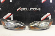12-14 Ford Focus Titanium ST Driver+Passenger Halogen OEM Black Headlight