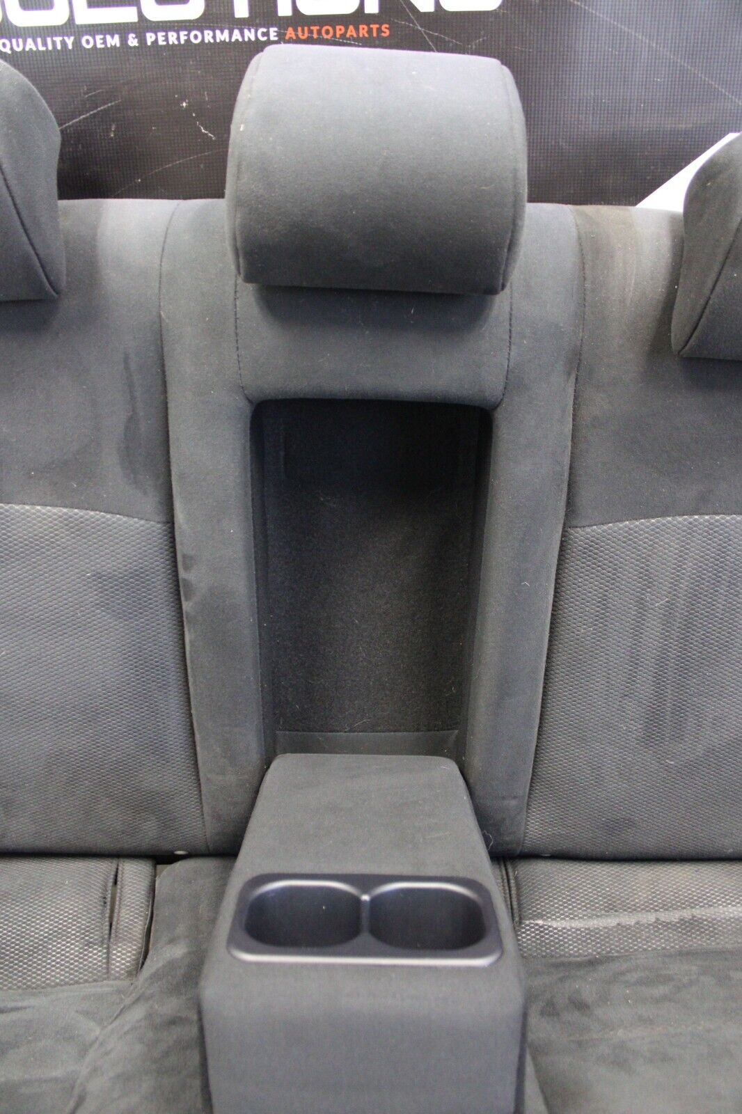 2008-2015 Mitsubishi Evolution 10 Evo X EVO X Rear Back Seats Black Cloth