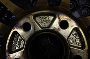 ENKEI RPF1 GOLD RIM(1)  5 X 114.3 17X7.5    S2000 SPEC