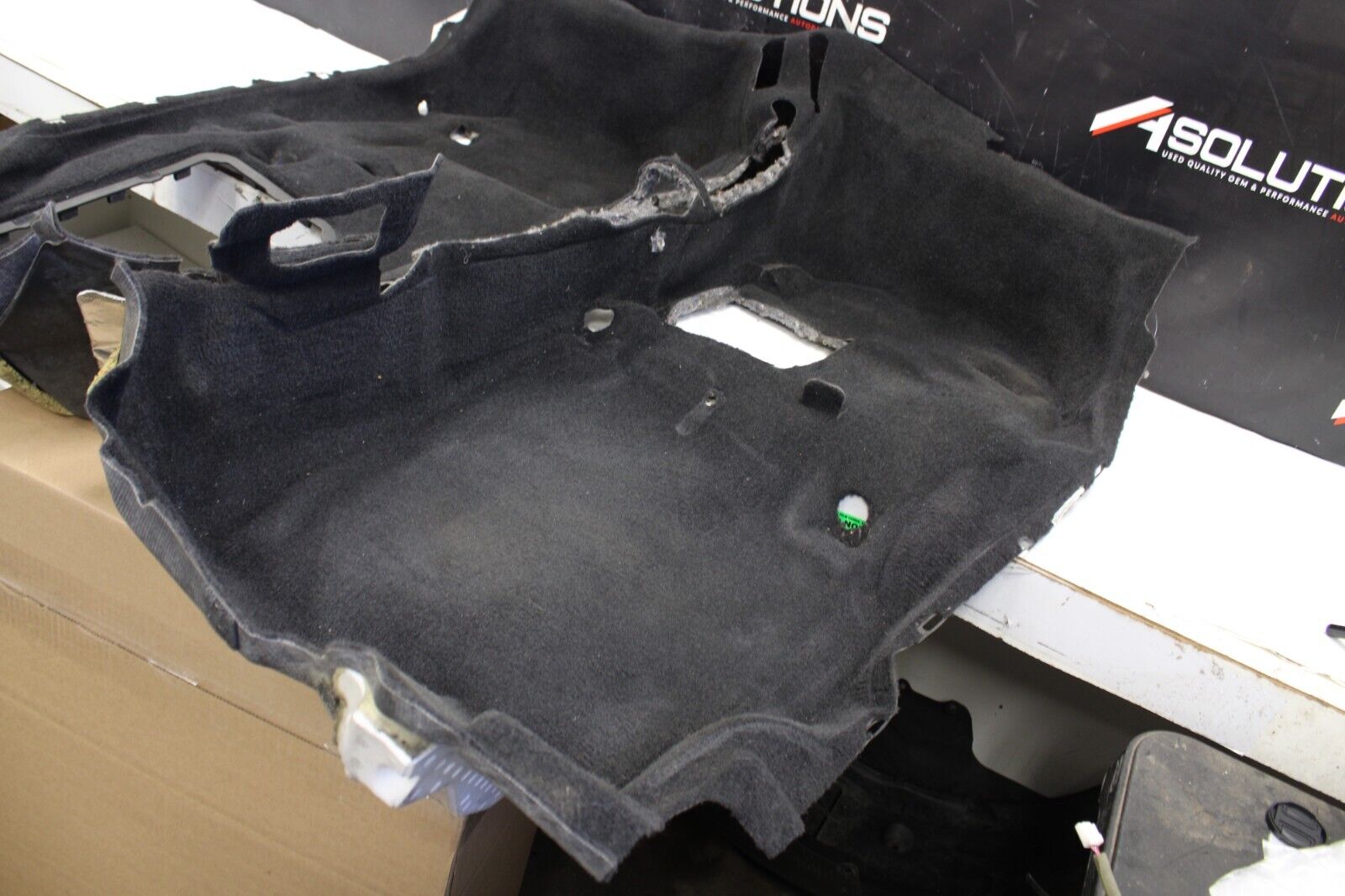 2010 NISSAN GTR R35 AWD OEM FACTORY BLACK INTERIOR FLOOR CARPET VR38