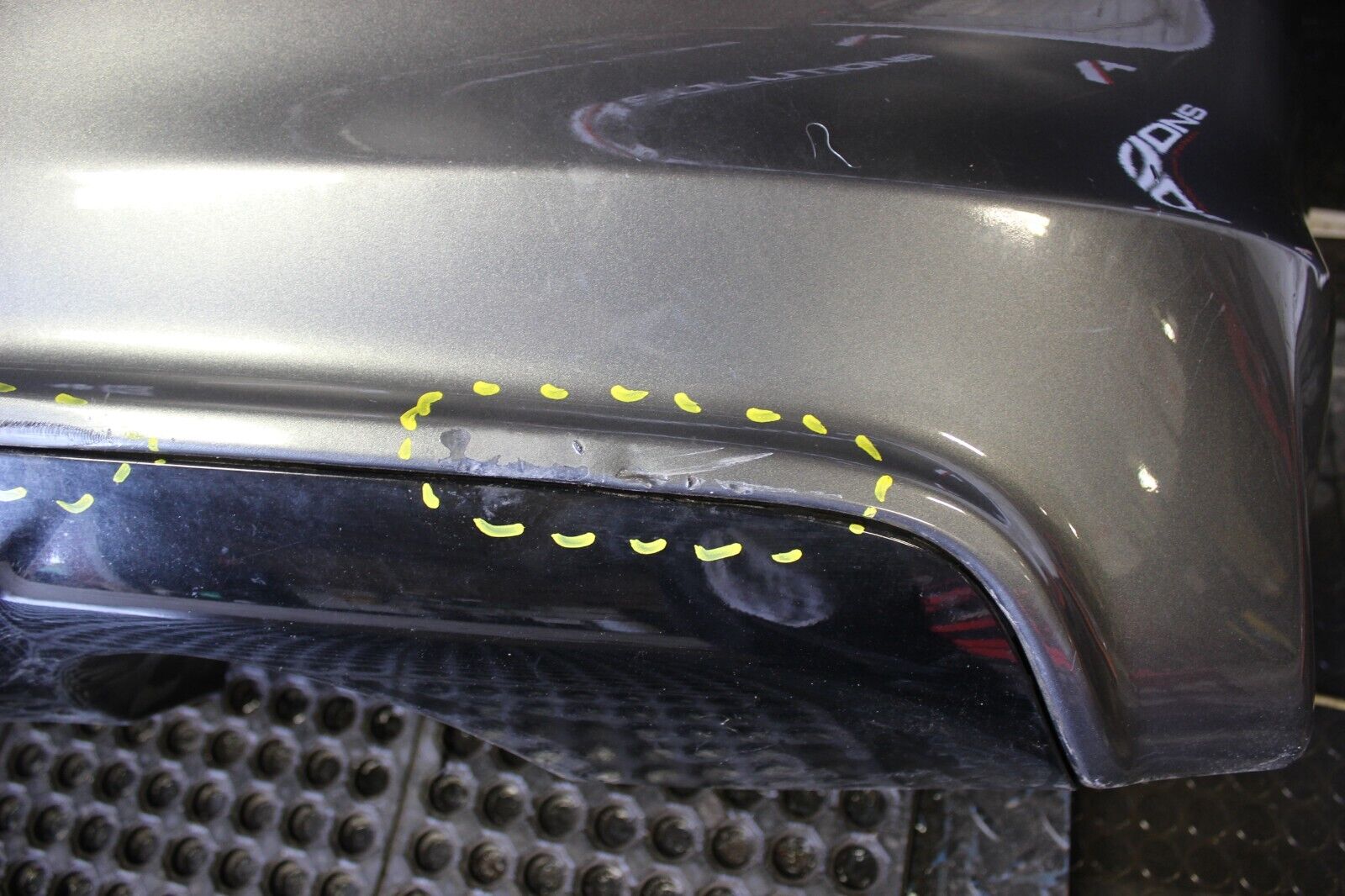2012 2013 Honda Civic Si Coupe Rear Bumper Cover Black w/ diffuser OEM