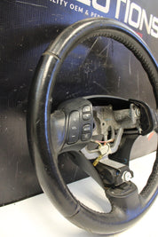 2006-2007 MAZDASPEED6 MAZDASPEED 6 MS6 OEM BLACK LEATHER STEERING WHEEL