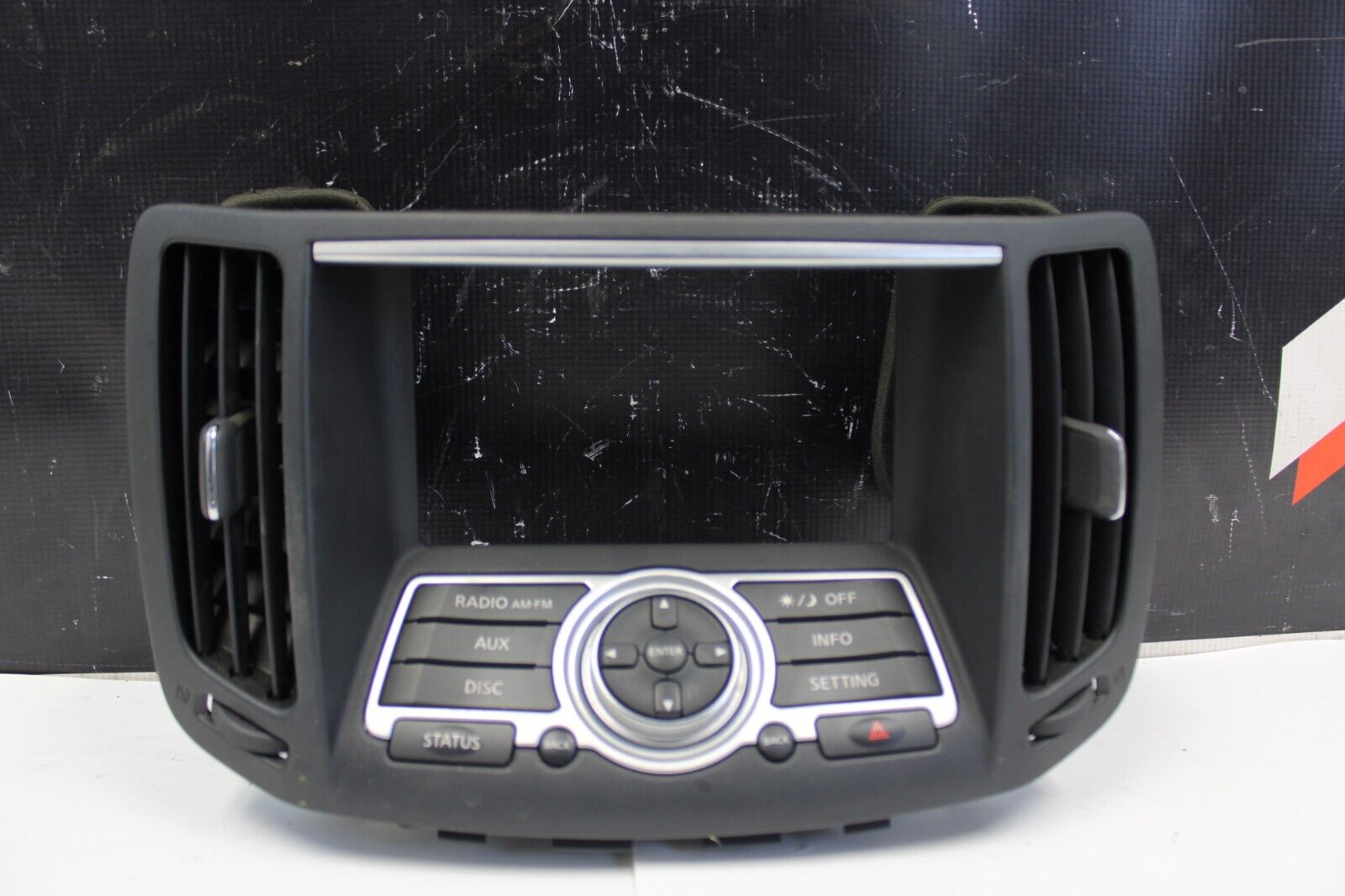 2008-2013 INFINITI G37 RADIO GPS NAVIGATION SCREEN DISPLAY CONTROL PANEL W/BEZEL