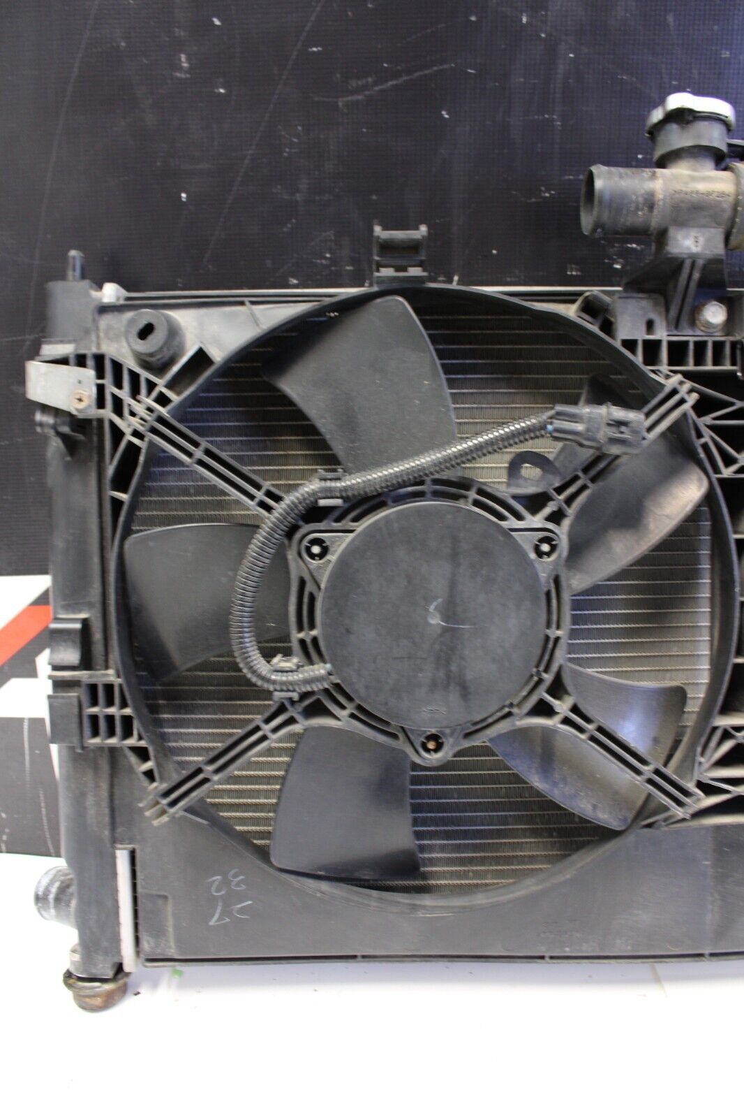 08 - 15 Mitsubishi Lancer Evo X MR Ralliart Radiator Condenser Fan Assembly OEM