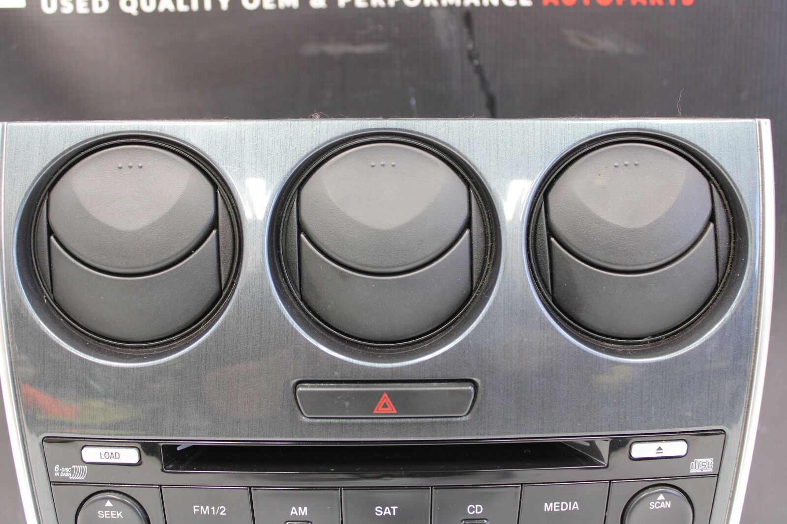 2006-2007  MAZDASPEED 6 MAZDA SPEED 6 RADIO STEREO 6 DISC CD PLAYER w/AC CONTROL