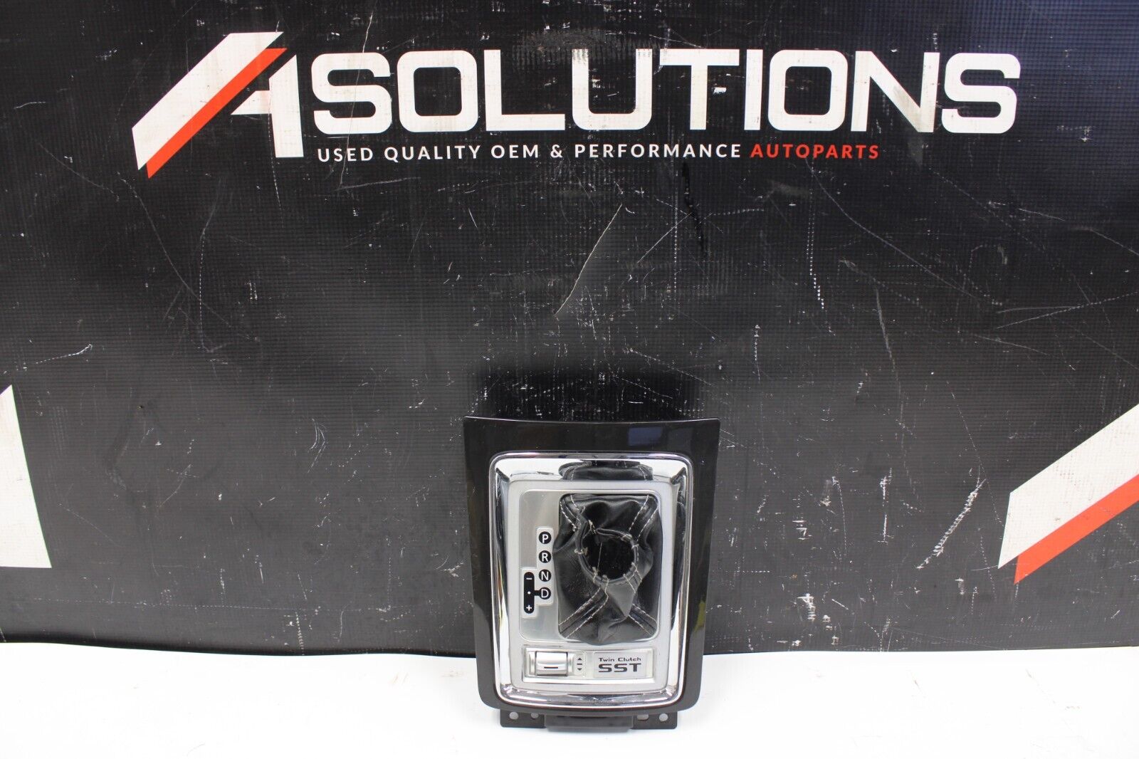 08-15 Mitsubishi Lancer Evolution Evo X 10 SST Gear Shifter Boot Bezel Trim OEM