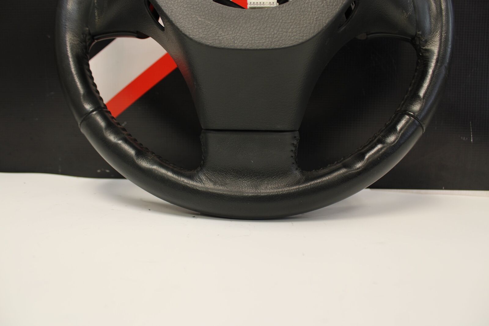 2006-2007 MAZDASPEED6 MAZDASPEED 6 MS6 OEM BLACK LEATHER STEERING WHEEL