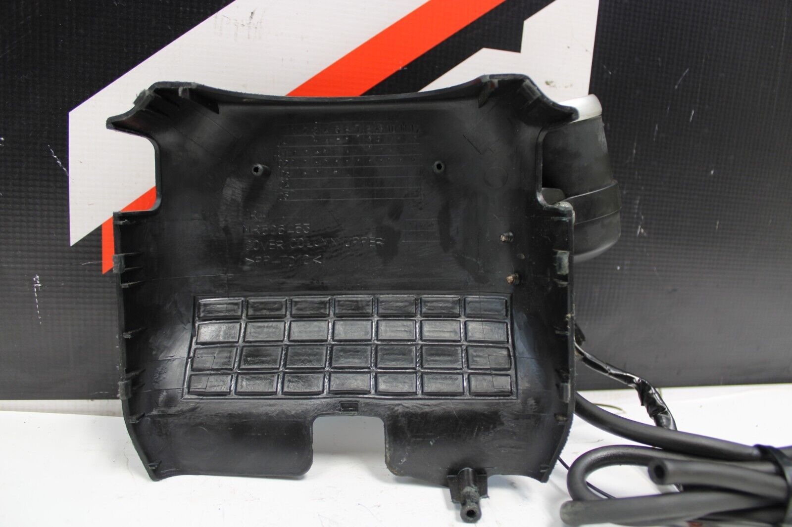 03-06 Mitsubishi Evolution Evo 8 9 Steering Column Shroud Cover W/ Boost Gauge