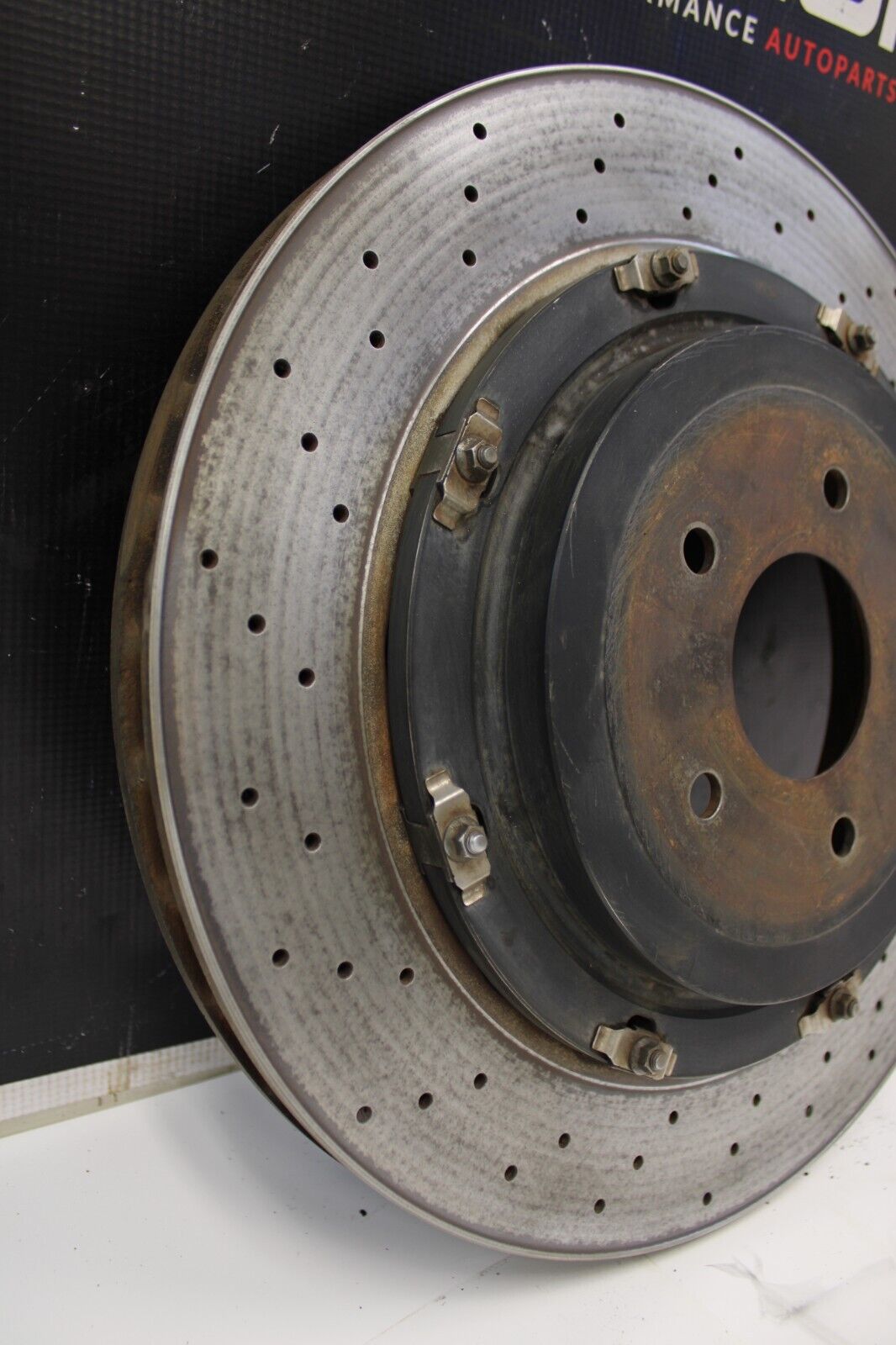 2010 NISSAN GT-R R35 PREMIUM VR38 3.8L OEM REAR BRAKE ROTOR