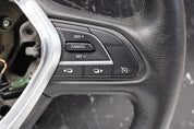 2017-2020 INFINITI Q60 OEM STEERING WHEEL BLACK LEATHER AUDIO SWITCHES
