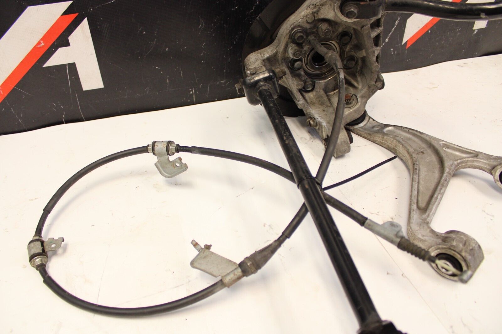 2009 Nissan GT-R R35 Rear RH Right Passenger Knuckle Spindle Arm Knee 17K Miles