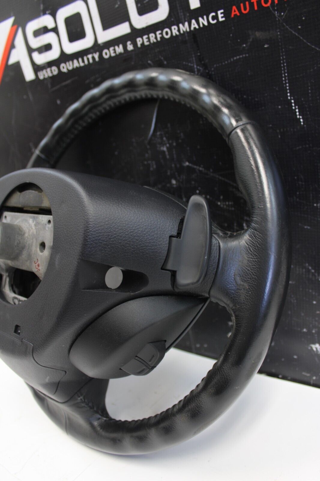 2007-2008 ACURA TL Type S Steering Wheel Black Leather OEM