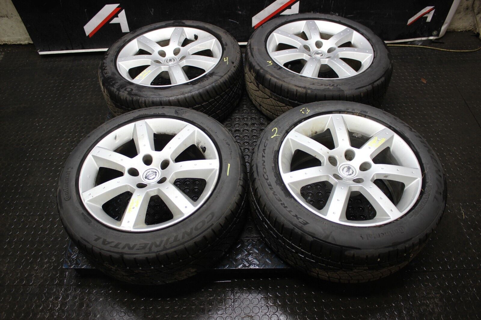 Nissan 350Z 2003 2004 2005 17" Factory OEM Wheel Rims 7 SPOKE