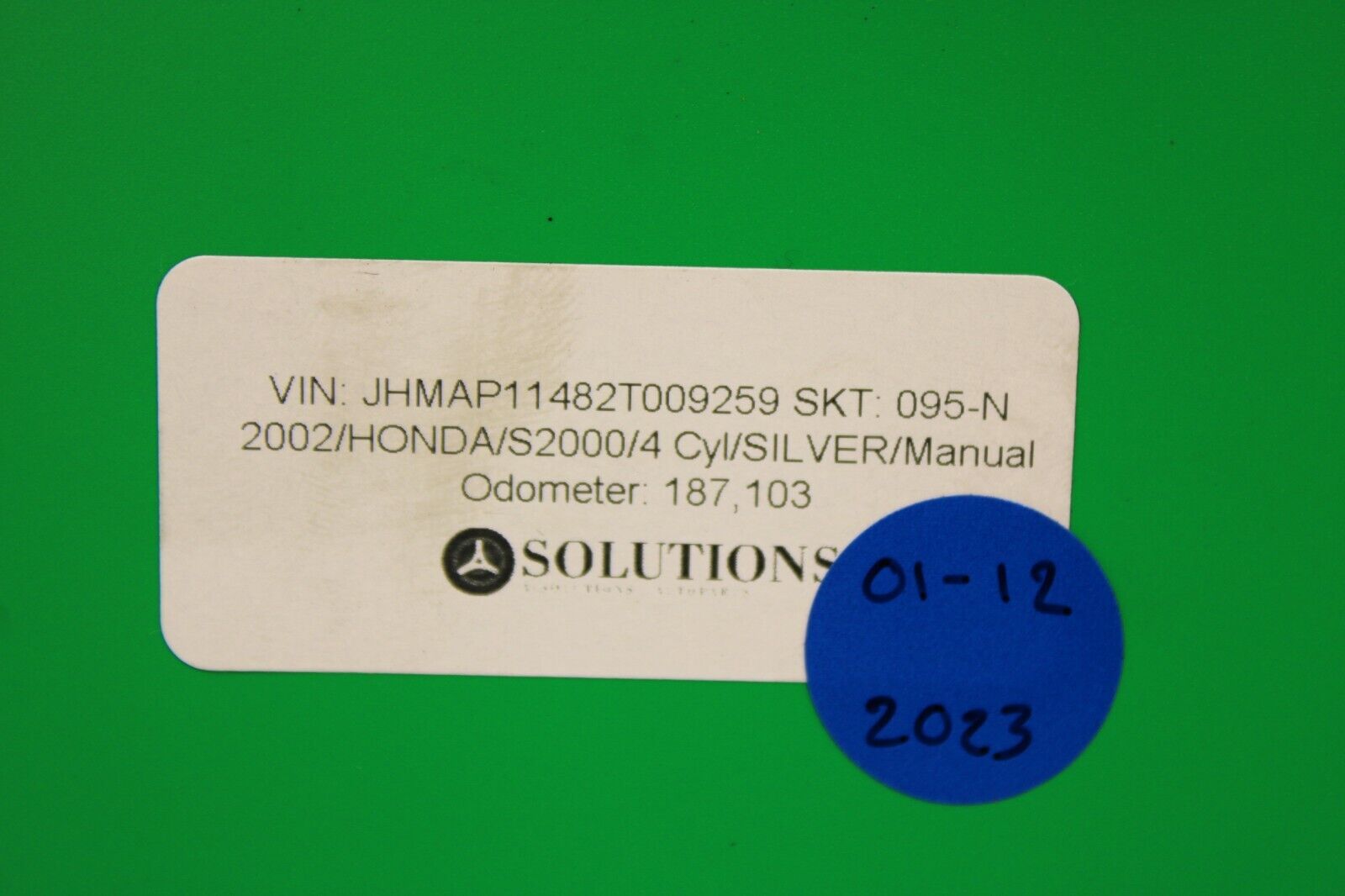 2002 HONDA S2000 AP1 OEM EPS ELECTRONIC POWER STEERING MODULE USED
