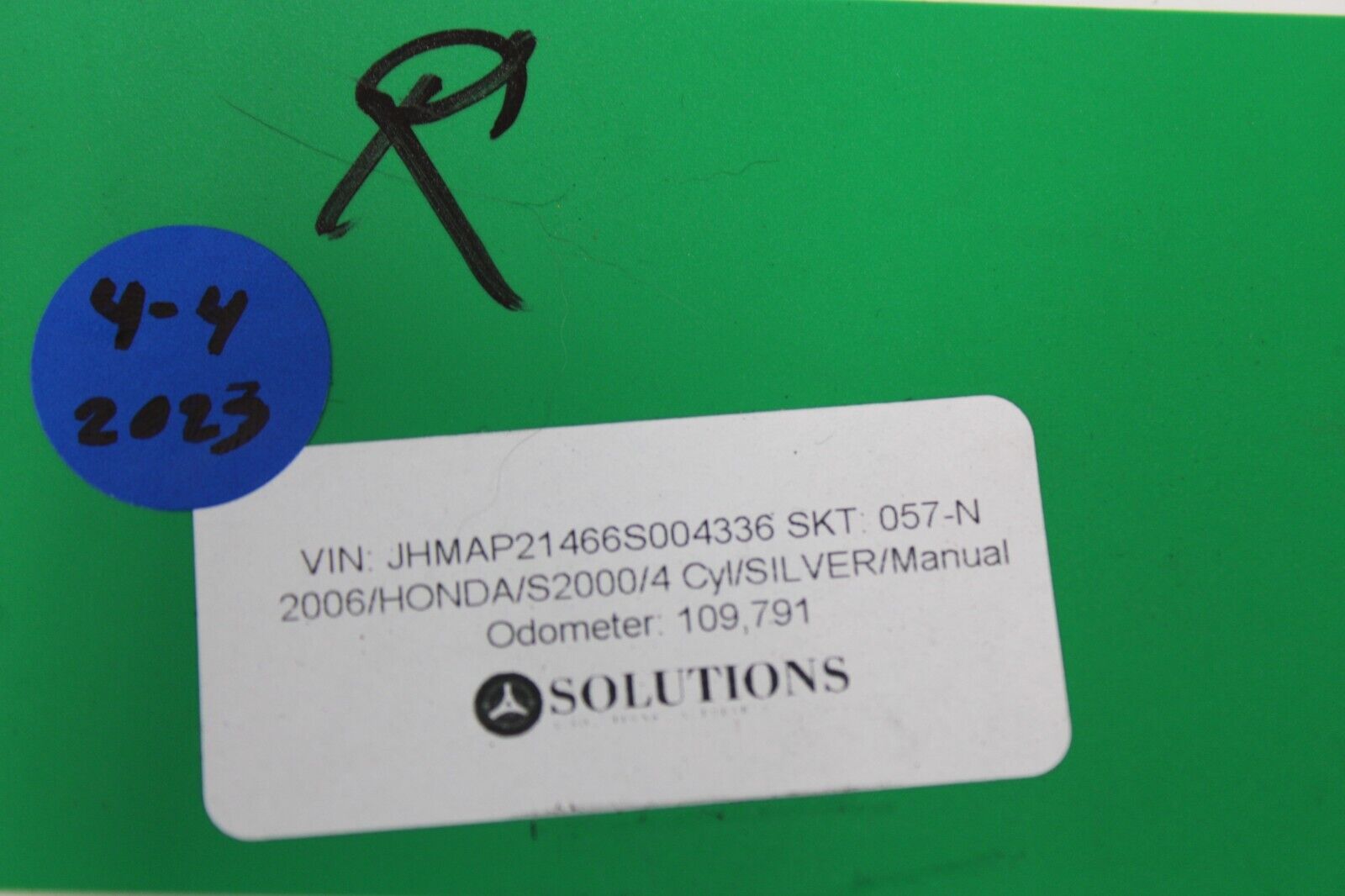 Honda S2000 Right Door Lock Module Actuator Passenger Genuine Oem 2000-2009