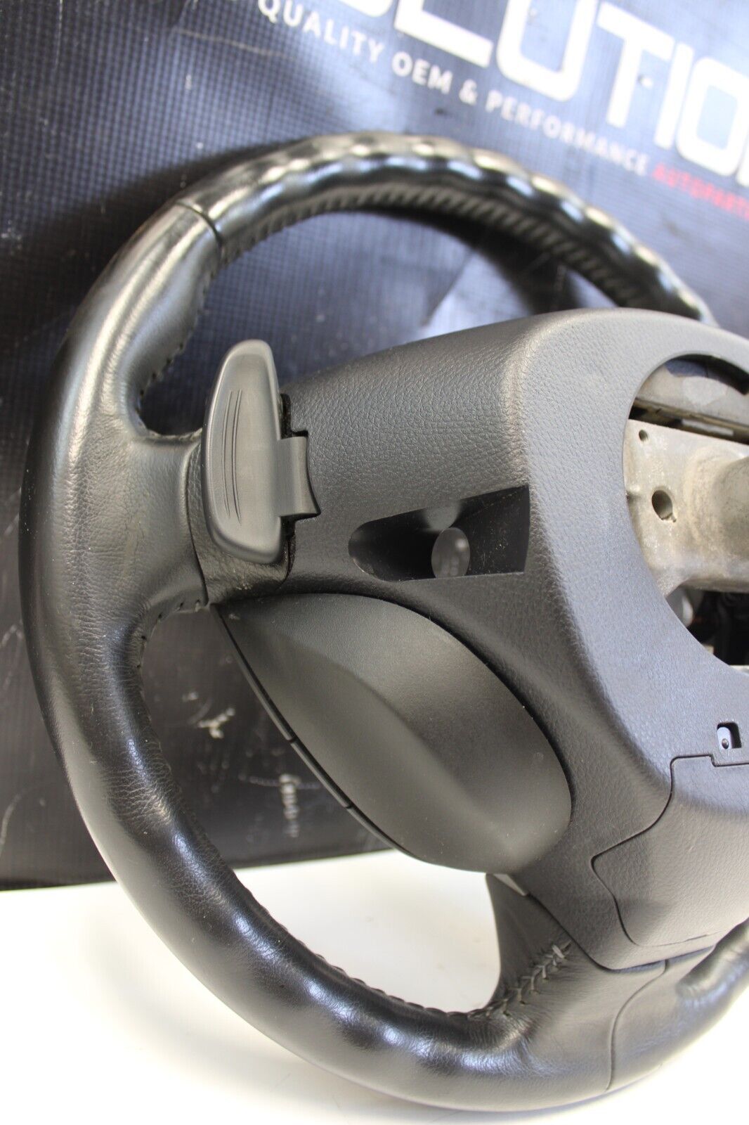 2007-2008 ACURA TL Type S Steering Wheel Black Leather OEM