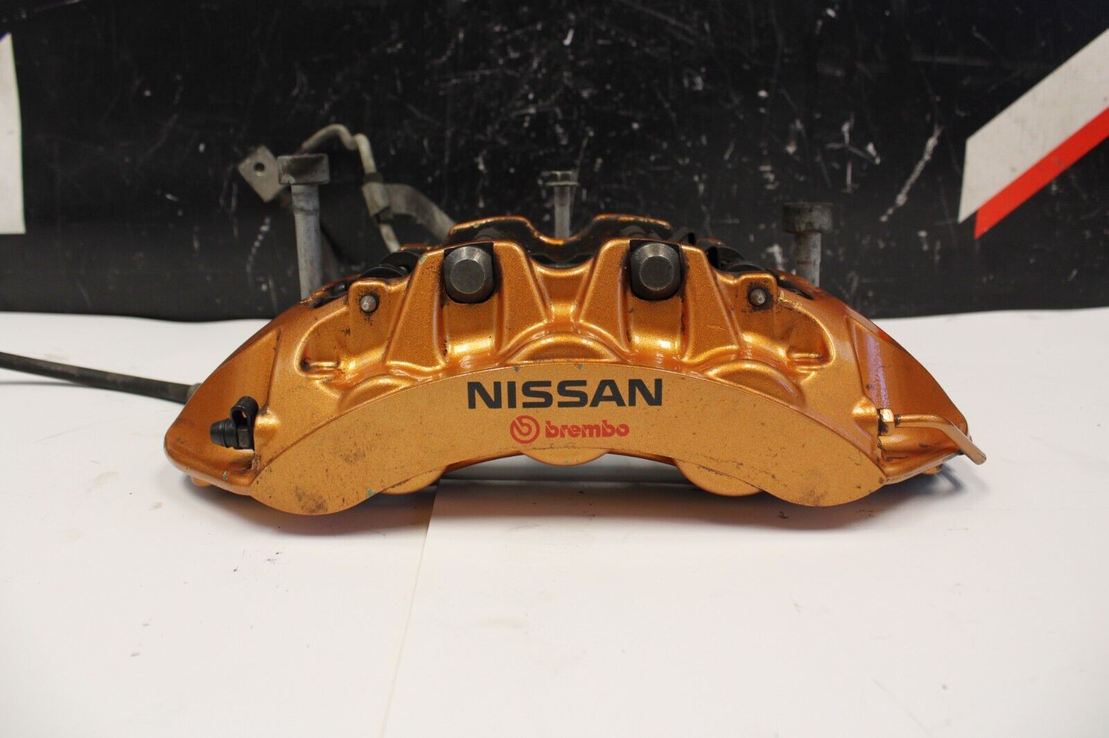 2009 NISSAN GT-R R35 GTR 3.8L VR38 OEM BREMBO FRONT + REAR BRAKE CALIPERS SET