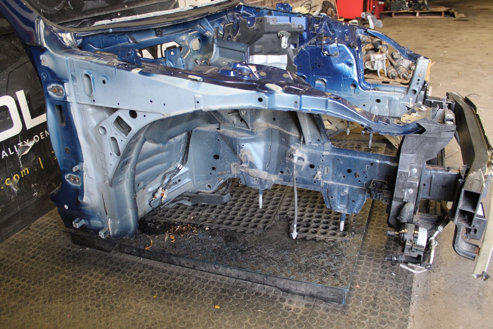 2019 INFINITI Q50 FRONT RADIATOR CORE SUPPORT FRAME RAIL CUT
